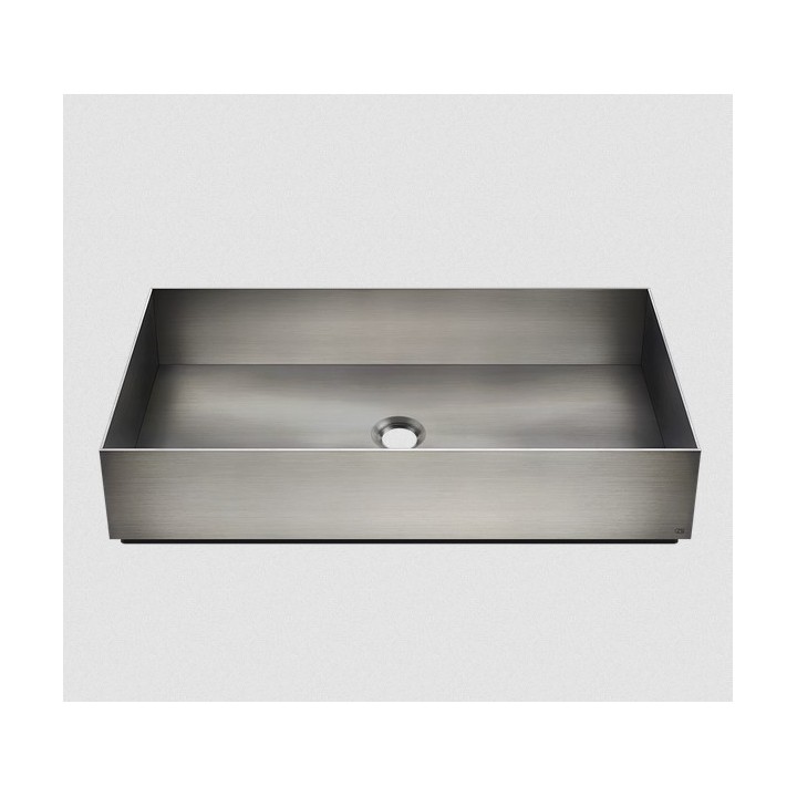 Umywalka nablatowa 60x35 cm GESSI VENTI20 stal szczotkowana 54606239