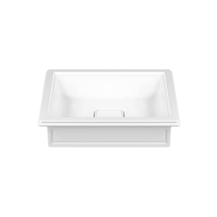 Umywalka nablatowa 56x42 cm GESSI ELEGANZA bez otw. biała 46805516