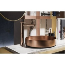 Bateria umywalkowa z wylewką 17,4 cm GESSI ANELLO chrom 63306031
