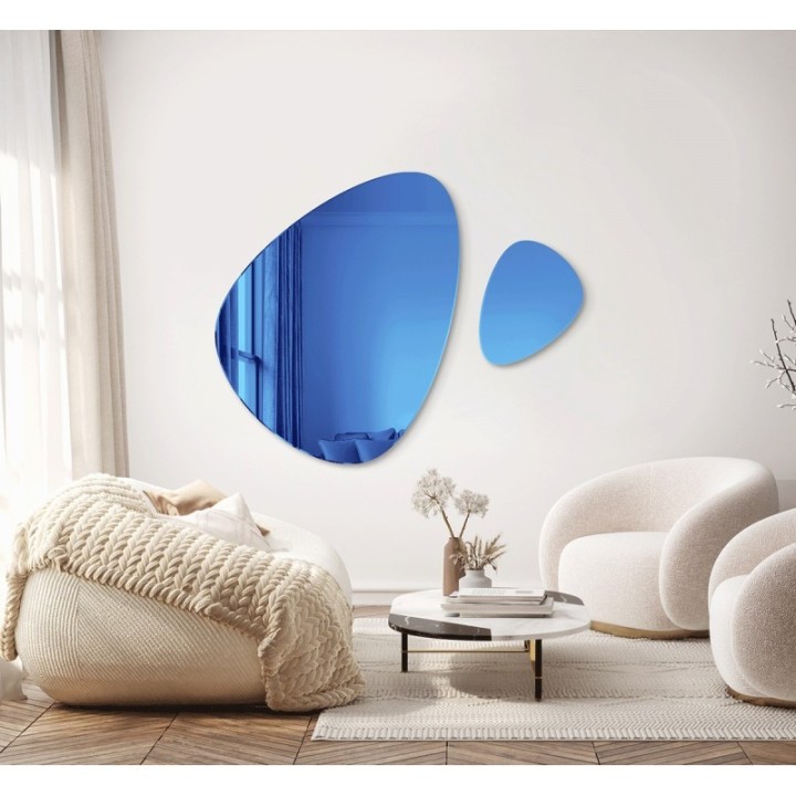 LUSTRO FLY BLUE 80x107cm GieraDesign FLY/N/80x107