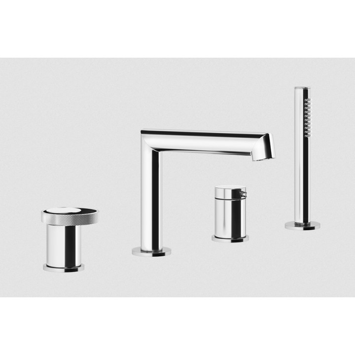 Bateria wannowa 4-otworowa GESSI ANELLO chrom 63337031