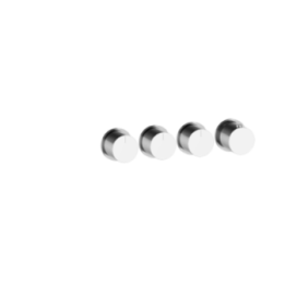 Bateria podtynkowa termostatyczna GESSI ANELLO chrom 63436031