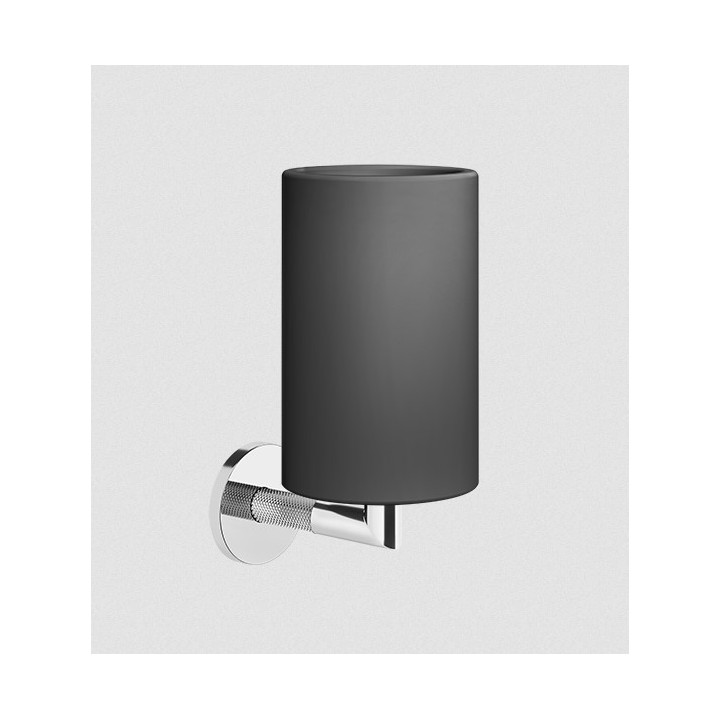 Kubek GESSI ANELLO czarny/chrom 63708031