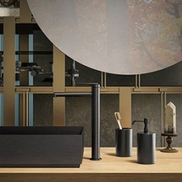Bateria umywalkowa z długą wylewką GESSI INGRANAGGIO chrom 63506031
