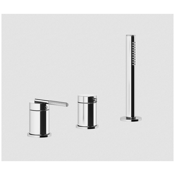 Bateria wannowa 3-otworowa GESSI INGRANAGGIO chrom 63547031