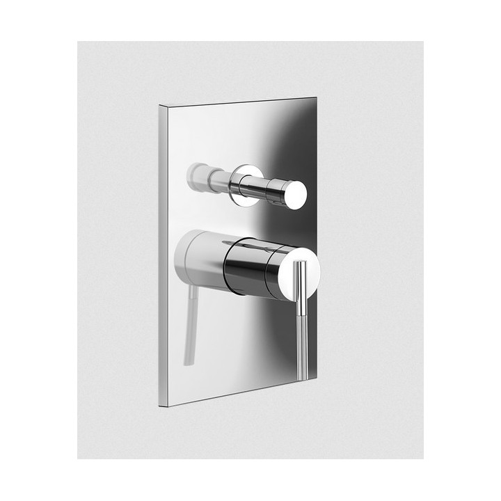 Bateria natryskowa 2-drożna GESSI INGRANAGGIO chrom 63577031