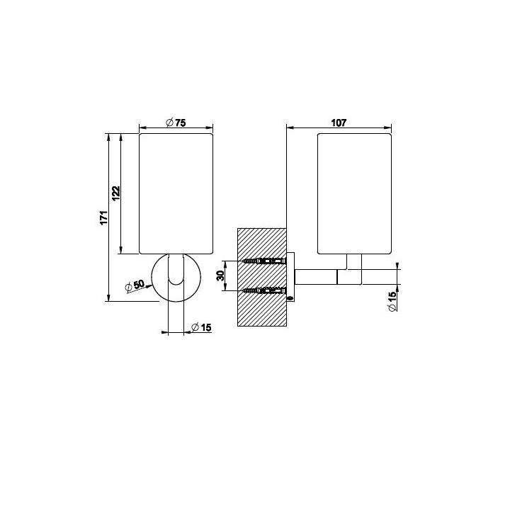 Kubek GESSI INGRANAGGIO czarny/chrom 63808031