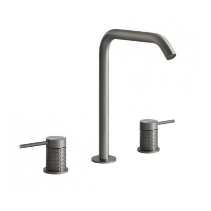 Bateria umywalkowa wysoka GESSI 316 MECCANICA stal szczotkowana 54211239