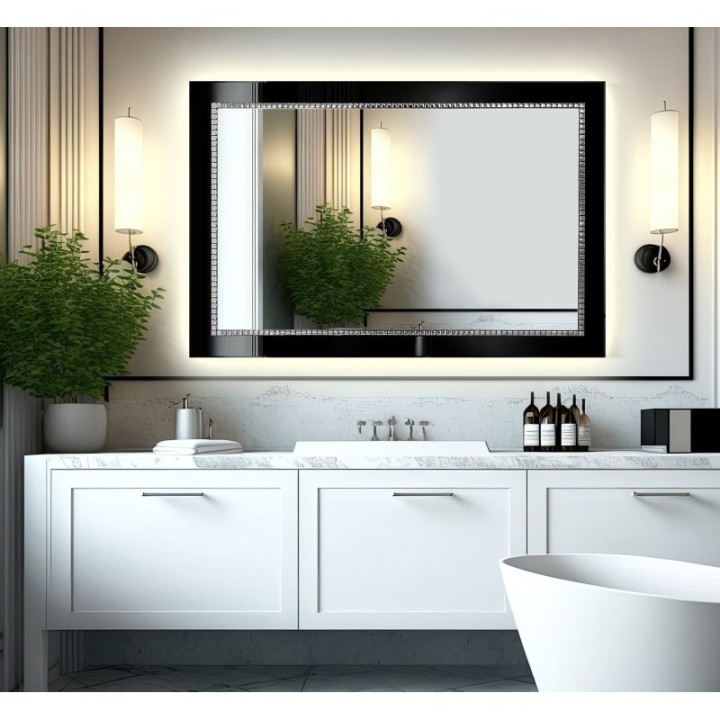 LUSTRO BRACELET SQ CZARNE 60x80cm GieraDesign BSQ/B/60x80