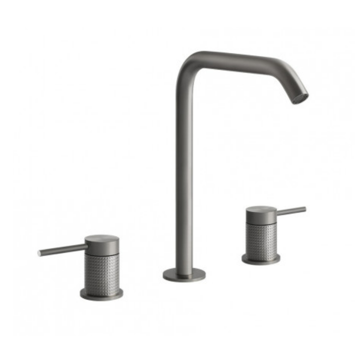 Bateria umywalkowa wysoka GESSI 316 CESELLO stal szczotkowana 54411239