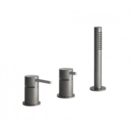 Bateria wannowa 3-otworowa GESSI 316 stal szczotkowana 54043239