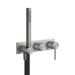 Bateria natryskowa 2-drożna GESSI 316 stal szczotkowana 54038239