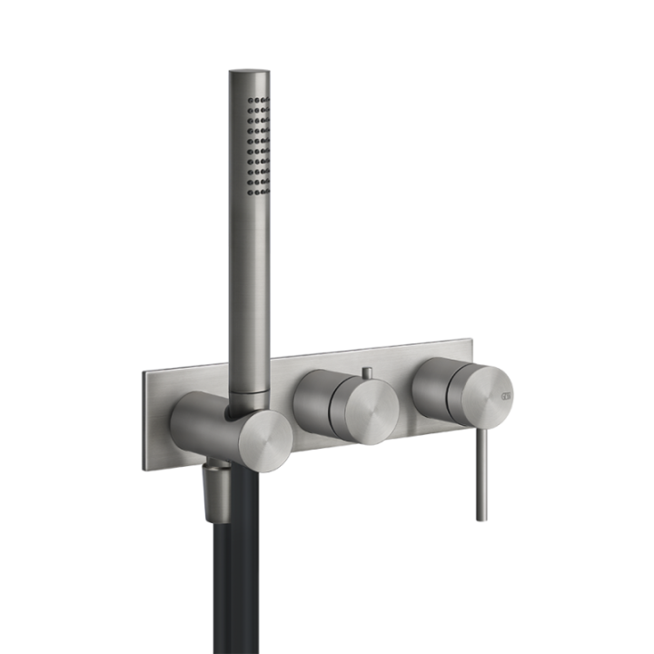 Bateria natryskowa 2-drożna GESSI 316 stal szczotkowana 54038239