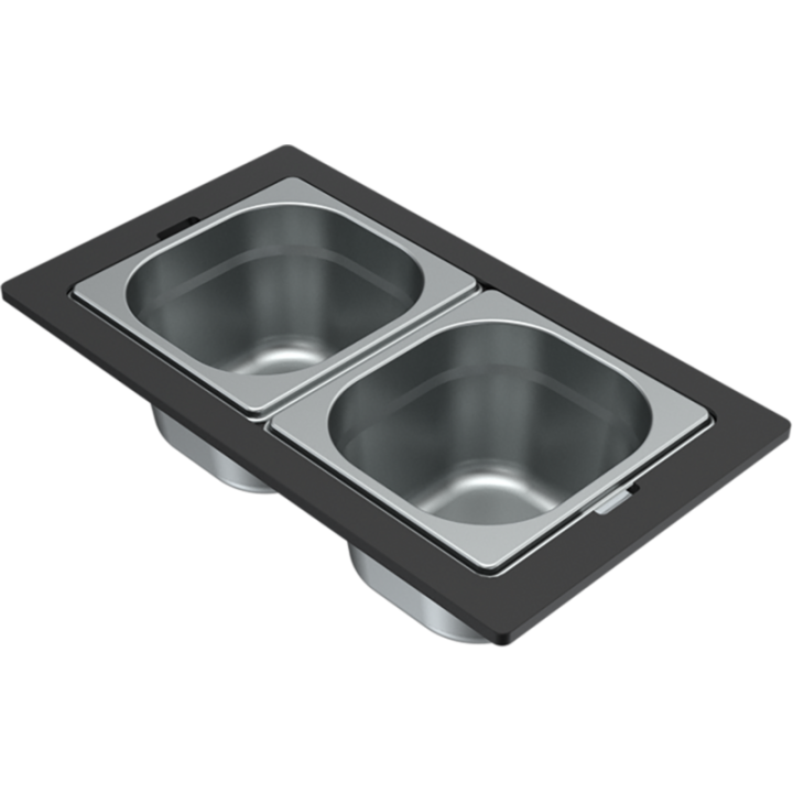 ZESTAW GOURMET ELLECI DIALOGO 1/6 STAL KF022100IN