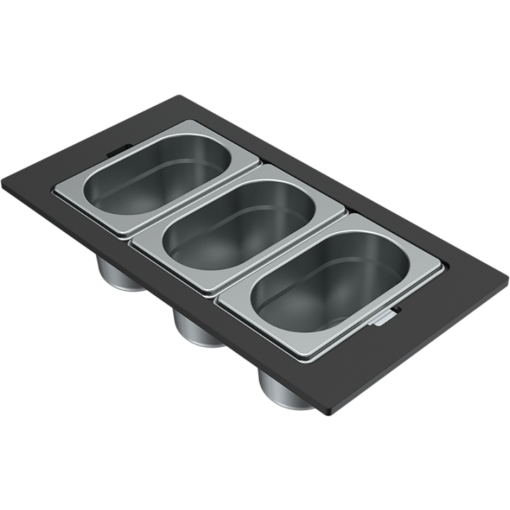 ZESTAW GOURMET ELLECI DIALOGO 1/9 STAL KF023100IN