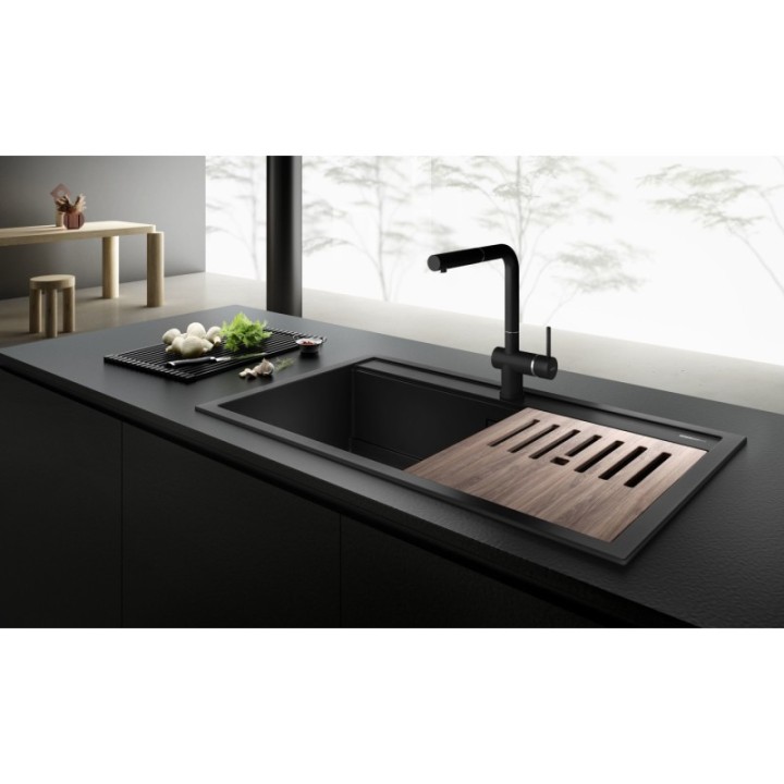 ZLEWOZMYWAK ELLECI BEST 105 KERATEK CZARNY LKB10586