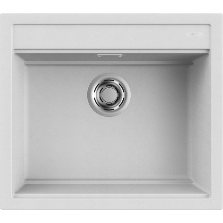 ZLEWOZMYWAK ELLECI BEST 105 GRANITEK BIANCO LGB10568