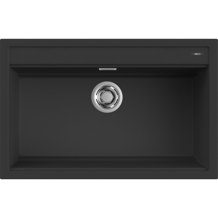 ZLEWOZMYWAK ELLECI BEST 130 GRANITEK NERO LGB13040