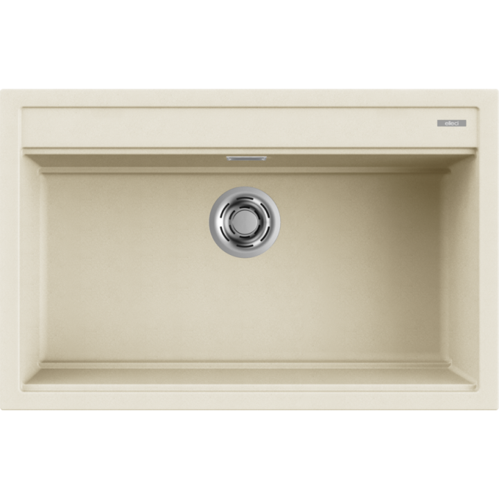 ZLEWOZMYWAK ELLECI BEST 130 GRANITEK BIANCO ANTICO LGB13062