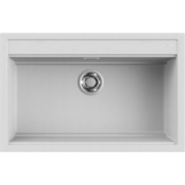 ZLEWOZMYWAK ELLECI BEST 130 GRANITEK BIANCO LGB13068