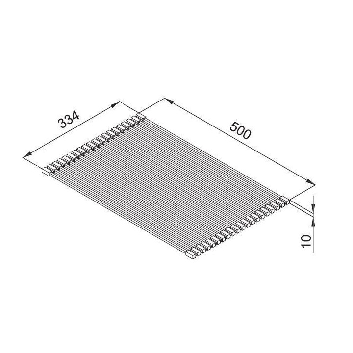 ROLMATA ELLECI 50 CM DO UNICO, EASY, BEST CZARNA ARS023BK