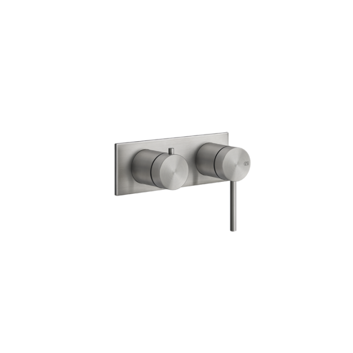 Bateria natryskowa 2-drożna GESSI 316 stal szczotkowana 54079239