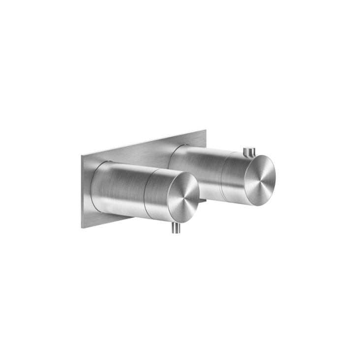 Bateria natryskowa 2-drożna GESSI 316 stal szczotkowana 54034239
