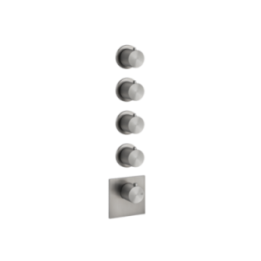 Bateria natryskowa 4-drożna termostatyczna GESSI SHOWER316 stal szczotkowana 54508239