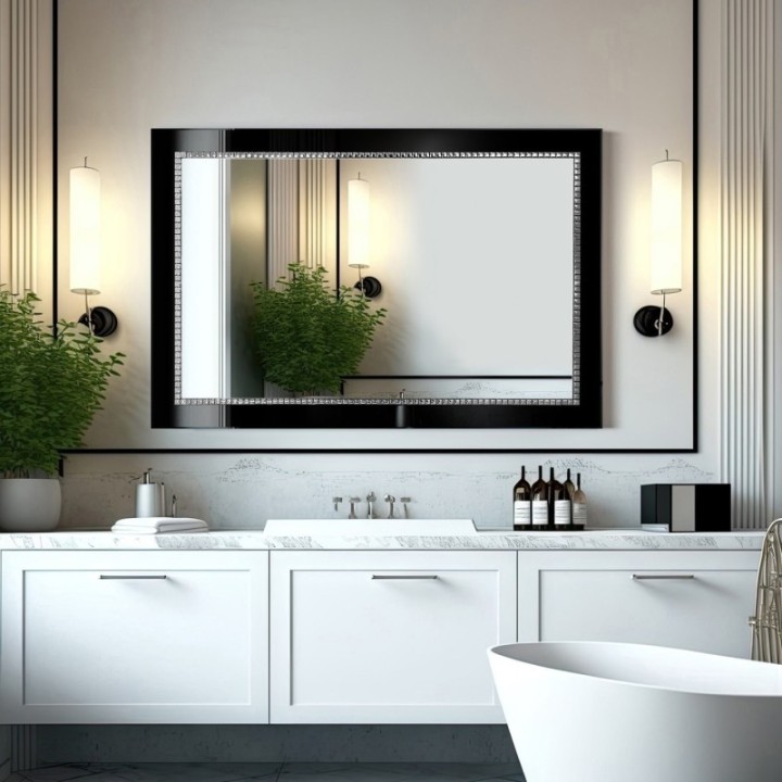 LUSTRO BRACELET SQ CZARNE 70x90cm GieraDesign BSQ/B/70x90