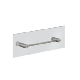 Wieszak na ręcznik 30 cm GESSI 316 do mocowania na szkle stal szczotkowana 54921239
