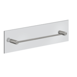 Wieszak na ręcznik 45 cm GESSI 316 do mocowania na szkle stal szczotkowana 54923239