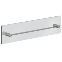 Wieszak na ręcznik 60 cm GESSI 316 do mocowania na szkle stal szczotkowana 54925239