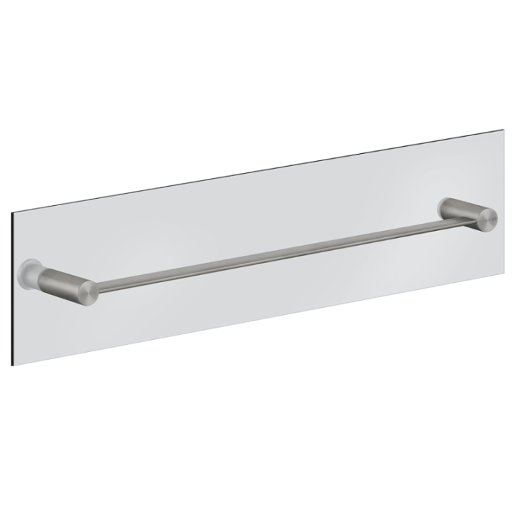 Wieszak na ręcznik 60 cm GESSI 316 do mocowania na szkle stal szczotkowana 54925239
