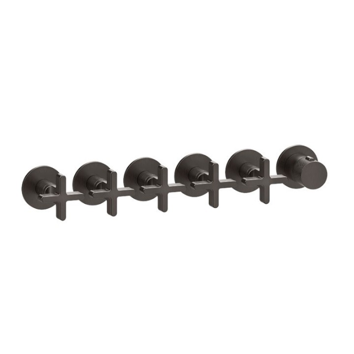 Bateria natryskowa termostatyczna 5-drożna GESSI INCISO+ chrom 58440031