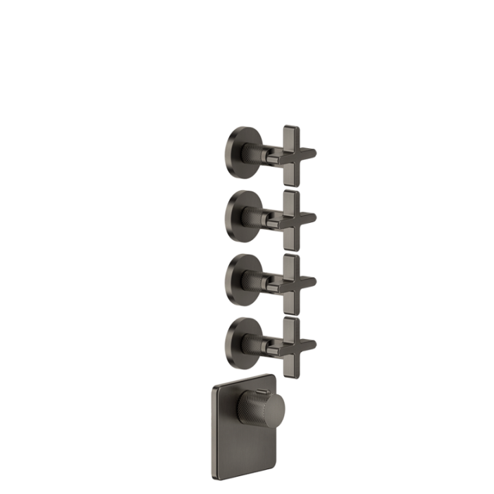 Bateria natryskowa termostatyczna 4-drożna GESSI INCISO+ chrom 58348031