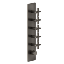 Bateria natryskowa termostatyczna 5-drożna GESSI INCISO+ chrom 58230031