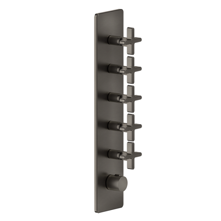 Bateria natryskowa termostatyczna 5-drożna GESSI INCISO+ chrom 58230031