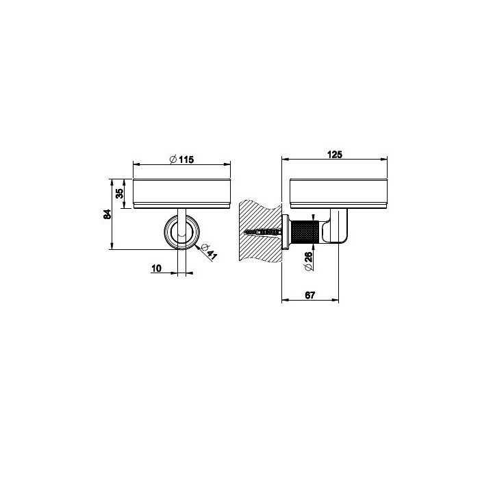 Mydelniczka GESSI INCISO czarna/chrom 58502031