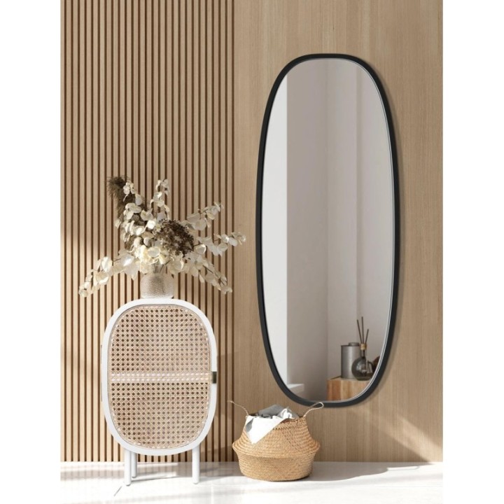 LUSTRO DOLIO – CZARNE OWALNE 40x150cm GieraDesign DOL/B/40x150