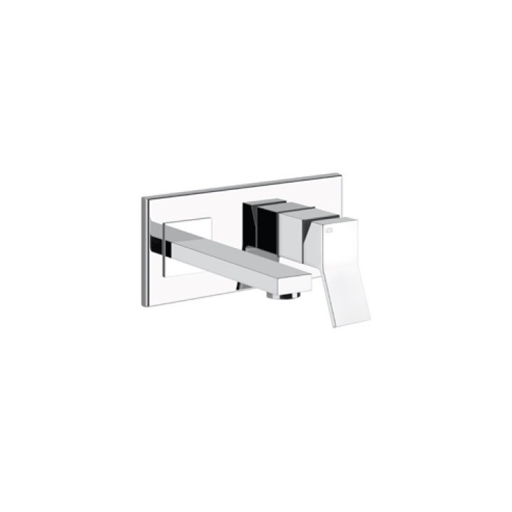 Bateria umywalkowa z wylewką 16,2 cm GESSI RETTANGOLO K chrom 53089031
