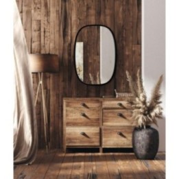 LUSTRO DOLIO – CZARNE OWALNE 40x70cm GieraDesign DOL/B/40x70