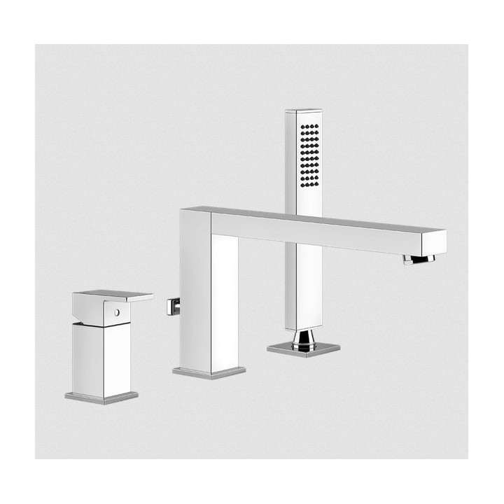 Bateria wannowo-prysznicowa GESSI RETTANGOLO chrom 20037031