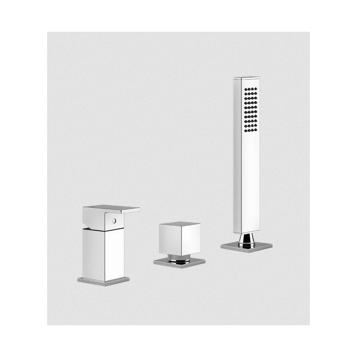 Bateria wannowo-prysznicowa GESSI RETTANGOLO chrom 20043031