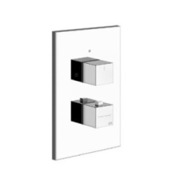 Bateria natryskowa termostatyczna 2-drożna GESSI RETTANGOLO chrom 20184031