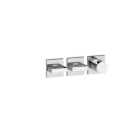 Bateria natryskowa termostatyczna 2-drożna GESSI RETTANGOLO chrom 44334031