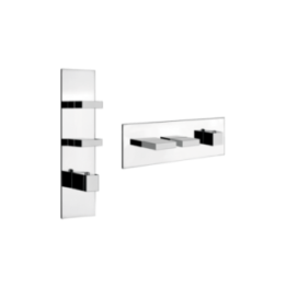 Bateria natryskowa termostatyczna 2-drożna GESSI RETTANGOLO chrom 43024031