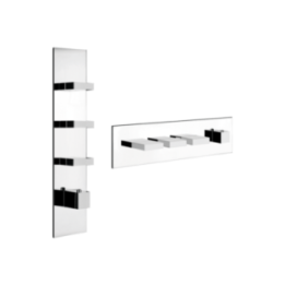 Bateria natryskowa termostatyczna 3-drożna GESSI RETTANGOLO chrom 43026031