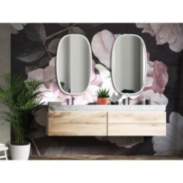 LUSTRO DOLIO BIAŁE 40x70cm GieraDesign DOL/W/40x70