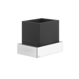 Kubek GESSI RETTANGOLO czarny/chrom 20808031