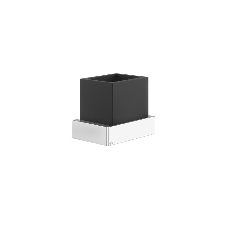 Kubek GESSI RETTANGOLO czarny/chrom 20808031
